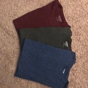 Express Men's Short Sleeve Tees - Maroon, Dark Green, Blue
